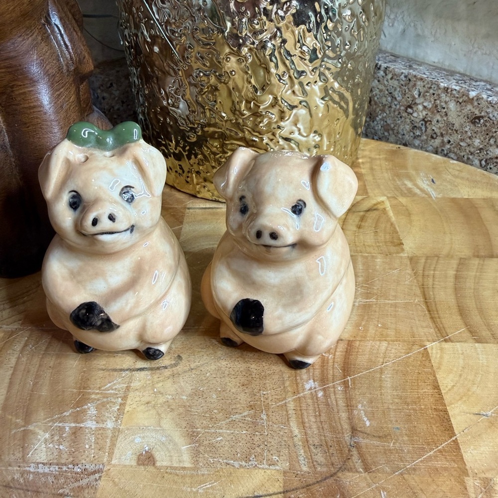 Adorable Pig Salt and Pepper Shakers